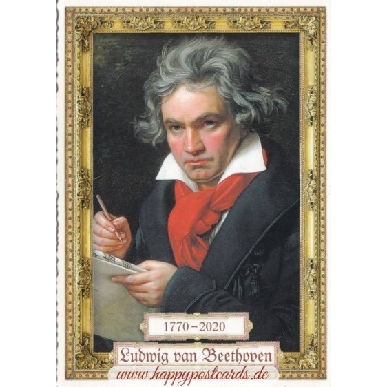 250 Jahre Ludwig van Beethoven - Tausendschön - Postkarte