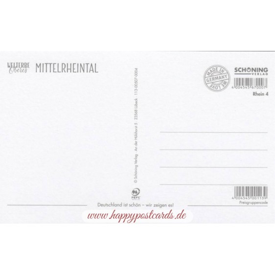 UNESCO Oberes Mittelrheintal - HotSpot-Card