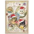With Christmas Greetings - Christmascats - Tausendschön - Postcard