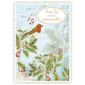Frohes Fest - Vögelchen - Quire Weihnachtskarte
