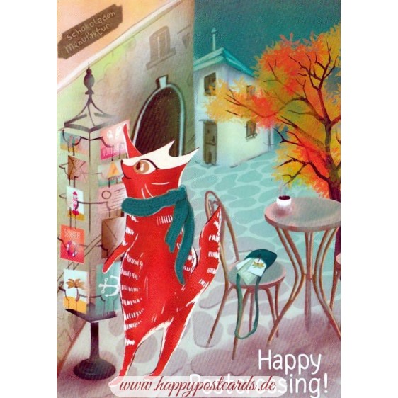 Happy Postcrossing - Shopping for Postcards - Postcard
