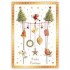 Frohe Festtage - Santa on rope - Quire Christmascard