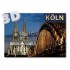 3D Cologne - Night - 3D Postcard