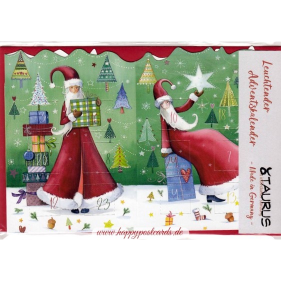 Christmaswoman - Luminous Advent calendar