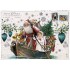 Weihnachtsmann im Boot - Tausendschön - Weihnachtskarte