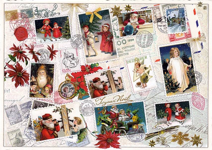 Weihnachtsmarken 2 - Tausendschön - Weihnachtskarte