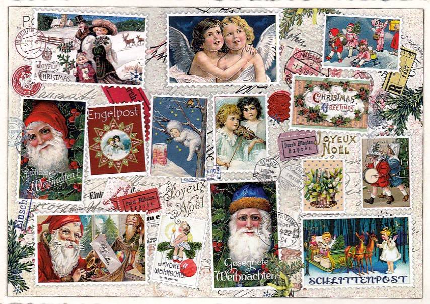 Weihnachtsmarken 3 - Tausendschön - Weihnachtskarte