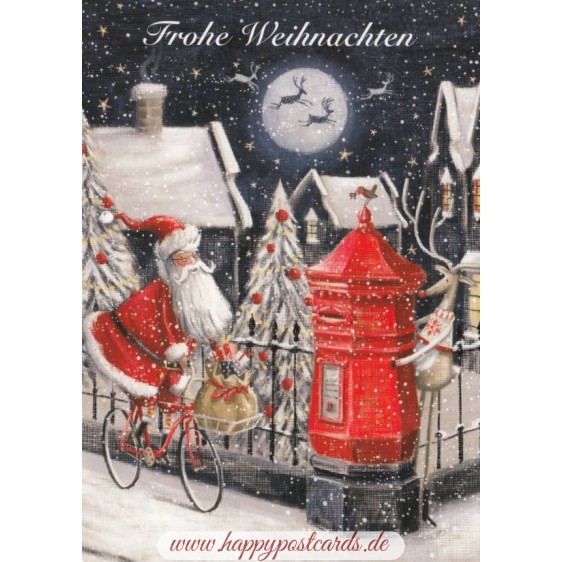 Fröhliche Weihnachten - Briefkasten - Weihnachtskarte