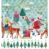 Santa, Angels and Reindeers - Mila Marquis Postcard