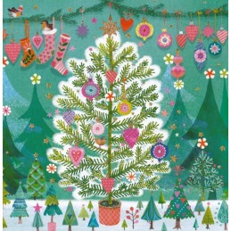 Weihnachtsbaum - Mila Marquis Postkarte