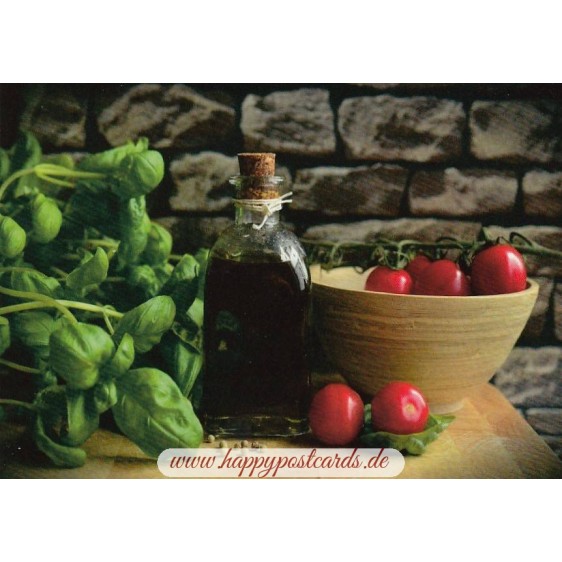 Olivenöl - Postkarte