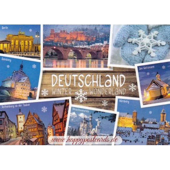 Deutschland Winter Wonderland - Viewcard