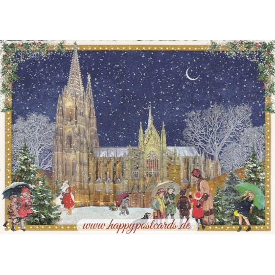 Cologne - Winter - Tausendschön - Postcard