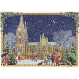 Cologne - Winter - Tausendschön - Postcard