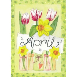April - Tulips - Monthly Postcard