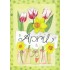 April - Tulpen - Monats-Postkarte