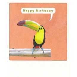 Happy Birthday Toucan - Pickmotion Postkarte