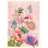 Mohnblume mit Schmetterlingen - Tausendschön - Postkarte