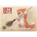 Get out! - Alexey Dolotov - Postkarte