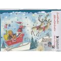 Santa with Reindeer - Luminous Advent calendar