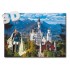 3D Neuschwanstein with King - 3D Postcard