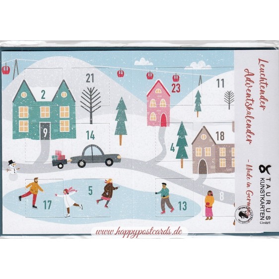 Winter Village - Luminous Advent calendar