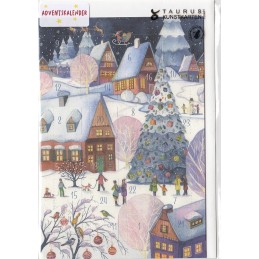 Weihnachtliches Dorf - Adventskalender