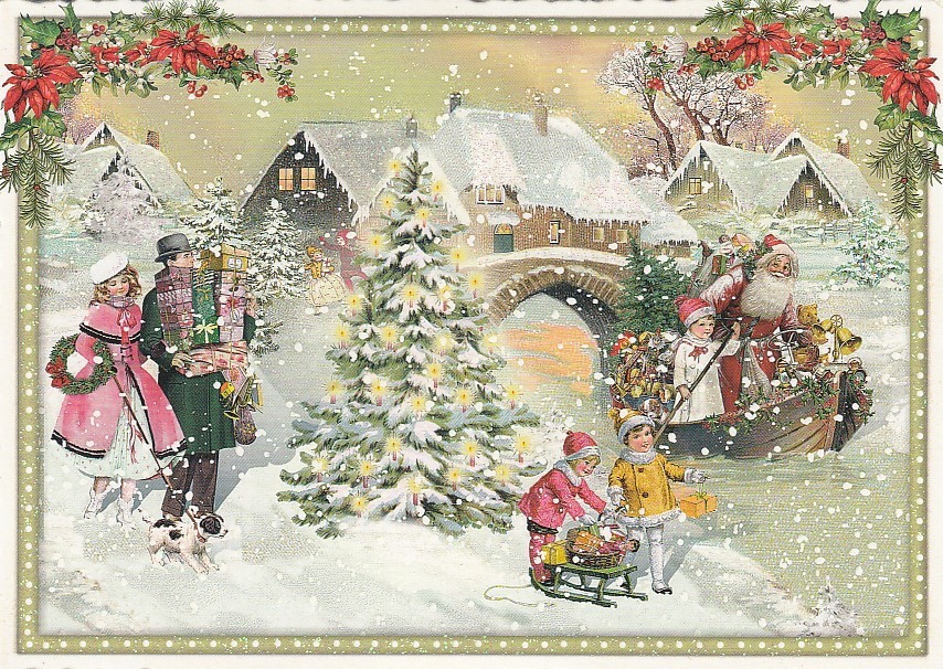 Winterlandschaft - Tausendschön - Weihnachtskarte