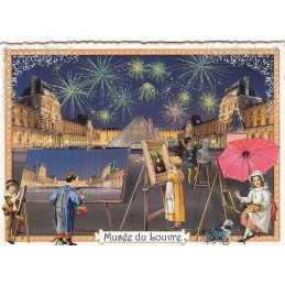 Paris - Musée du Louvre 2 - Tausendschön - Postkarte