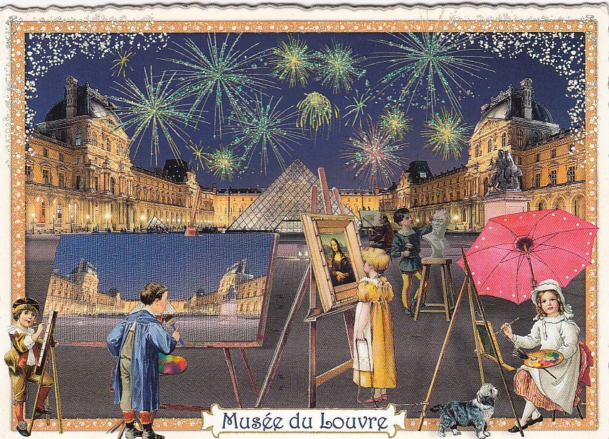 Paris - Musée du Louvre 2 - Tausendschön - Postcard