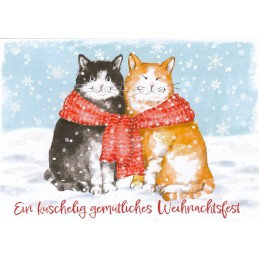 Ein kuscheliges Weihnachtsfest - Carola Pabst Postkarte