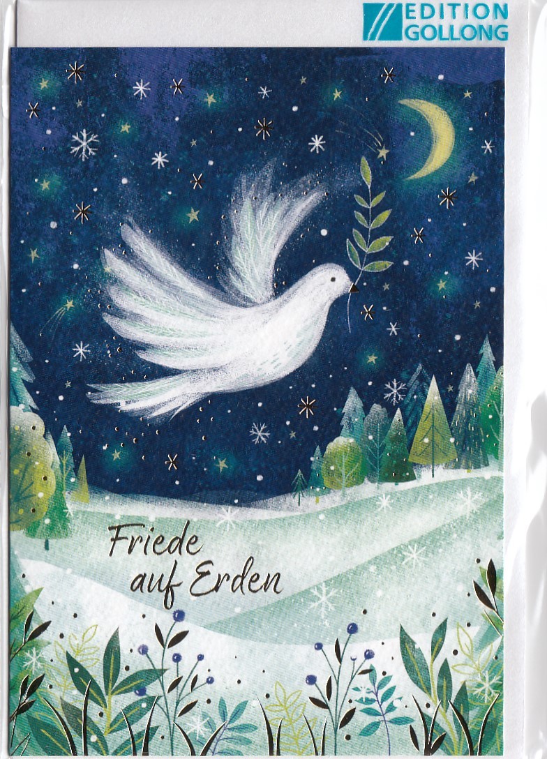 Friede - Dove - Christmas card