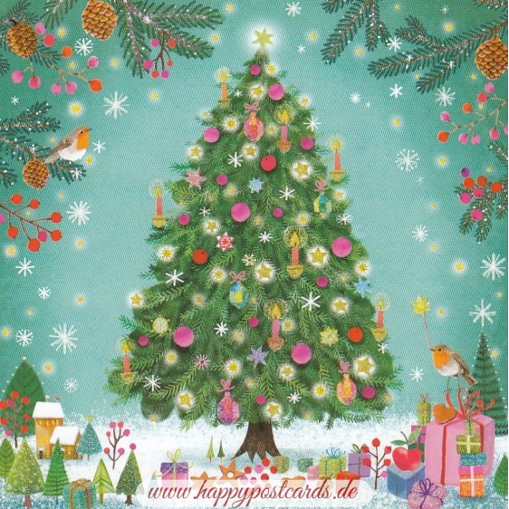 Christmas tree - Mila Marquis Postcard