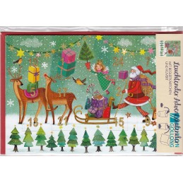 Sledge with presents - Luminous Advent calendar