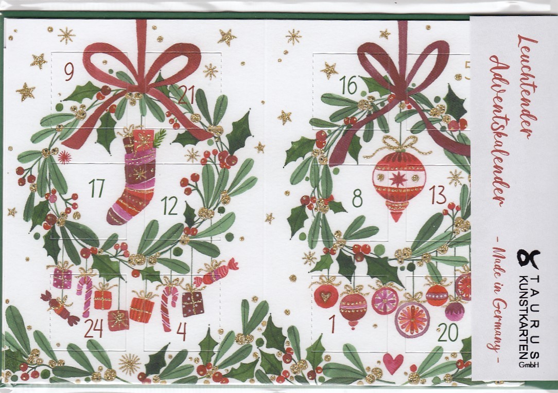 Wreaths - Luminous Advent calendar