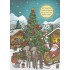Wo hängen die zwei Lebkuchenherzen? - Christmas Postcard