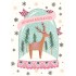 Fröhliche Weihnachten - Schneekugel - Weihnachtskarte