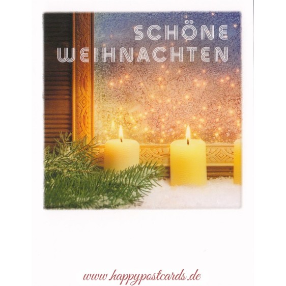 Schöne Weihnachten - Dekoration - Christmas PolaCard