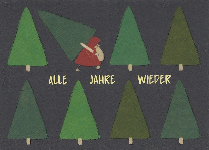 Alle Jahre wieder - Christmas Postcard