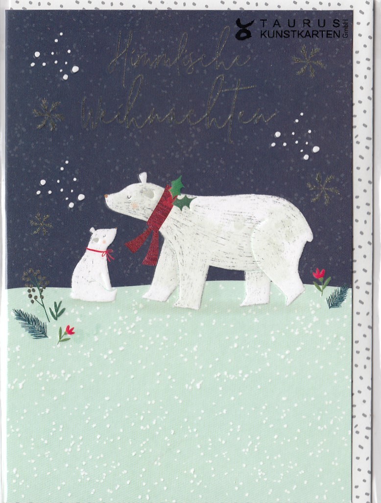 Himmlische Weihnachten - Icebears - Christmas card