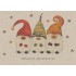 Fröhliche Weihnachten - Gnomes - Grass Postcard