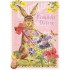 Fröhliche Ostern - Bunny with flowers - Tausendschön - Postcard