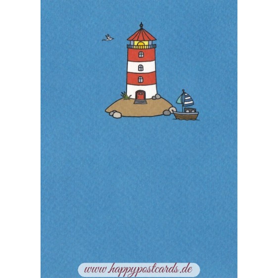 Leuchtturm - Postkarte
