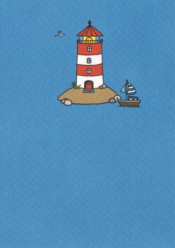 Leuchtturm - Postkarte