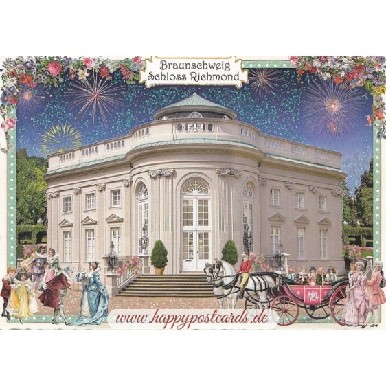 Braunschweig - Schloss Richmond - Tausendschön - Postkarte