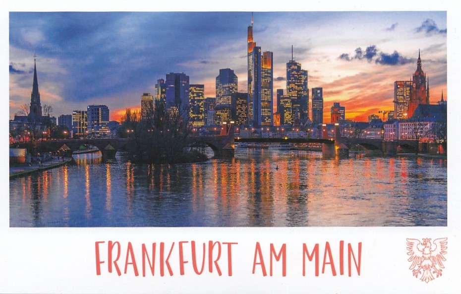 Frankfurt Nacht - Skyline 2- HotSpot-Card