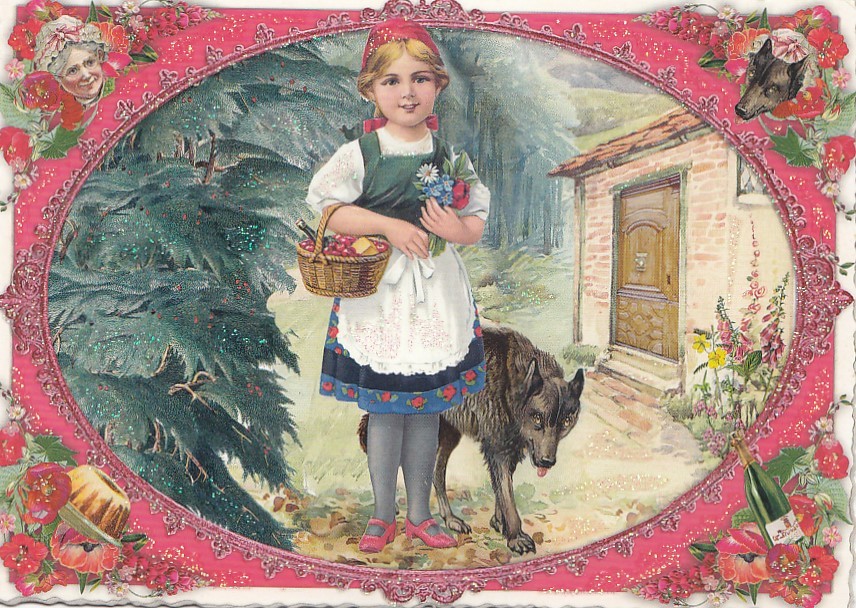 Little Red Riding Hood - Tausendschön - Postcard