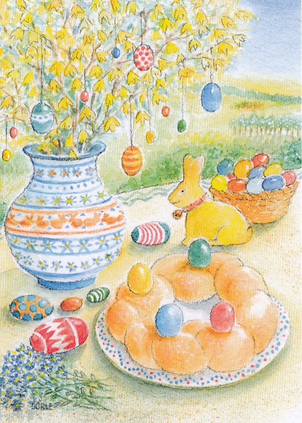 Eastertable - Easter Postcard