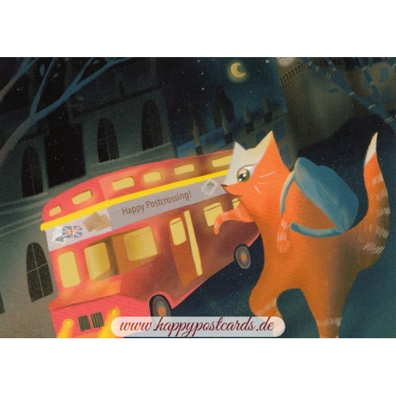 Happy Postcrossing - UK. London - Postcard