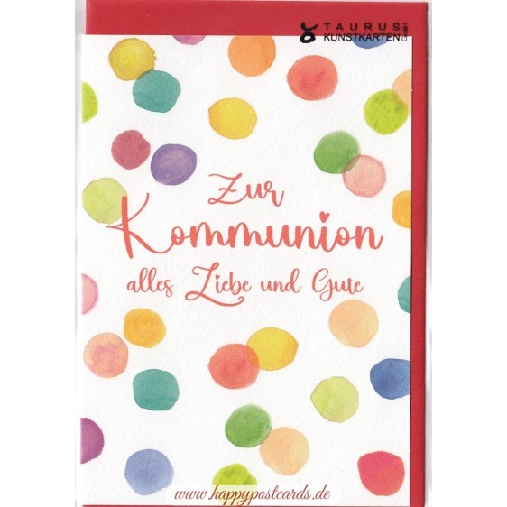 Zur Kommunion - alles Liebe und Gute - Greeting card